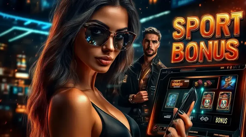 A dynamic promotional banner for sports betting bonuses, featuring athletic imagery, betting odds, and bonus percentage displays, designed to attract sports betting enthusiasts with enhanced rewards.